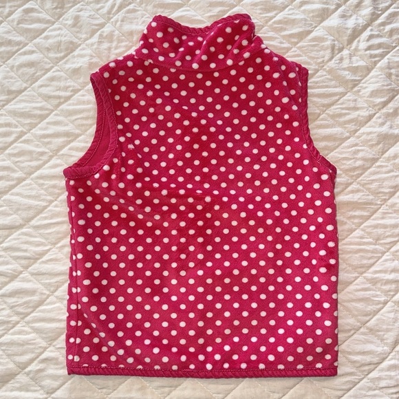 THE BAILEY BOYS Reversible Pink White Vest Girls Size 5 - Picture 6 of 6